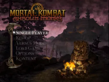 Mortal Kombat - Shaolin Monks screen shot title